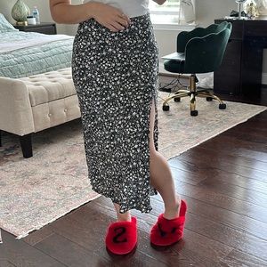 Urban outfitters floral midi skirt